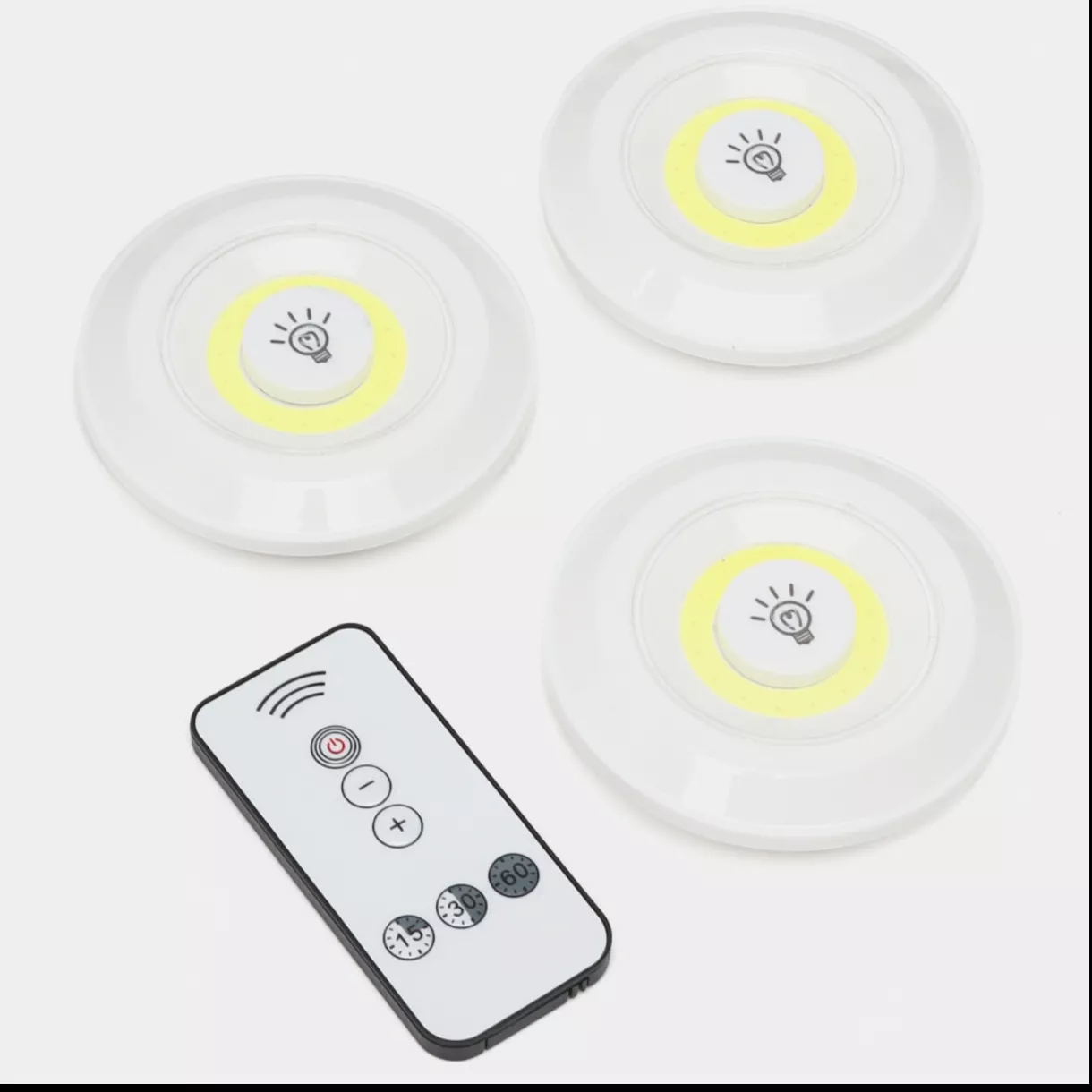 '3 dona Aqlli LED Chiroqlar Toʻplami • Pult bilan' rasmi