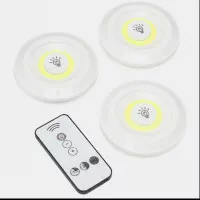 3 dona Aqlli LED Chiroqlar Toʻplami • Pult bilan rasmi