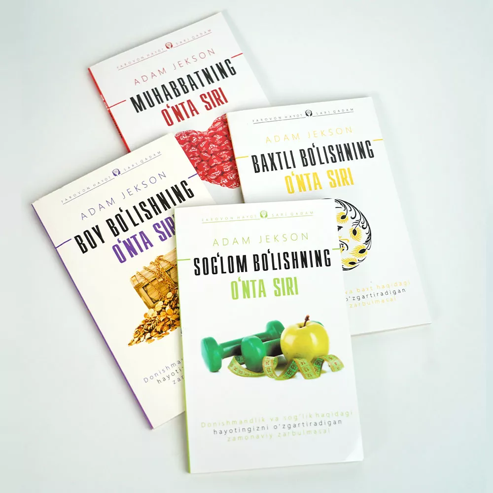 '4 kitob — hayotni to‘liq o‘zgartiradigan tizim!' rasmi