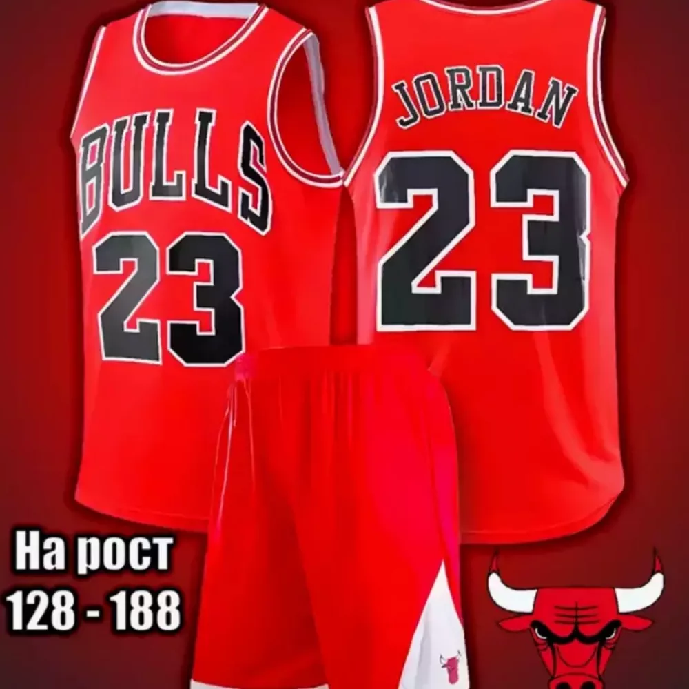'Basketbol formasi Bulls Jordan o'g'il bolalar uchun' rasmi