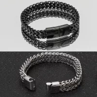 Braslet_uz: Erkaklar uchun zamonaviy va mustahkam metal bilaguzuk rasmi