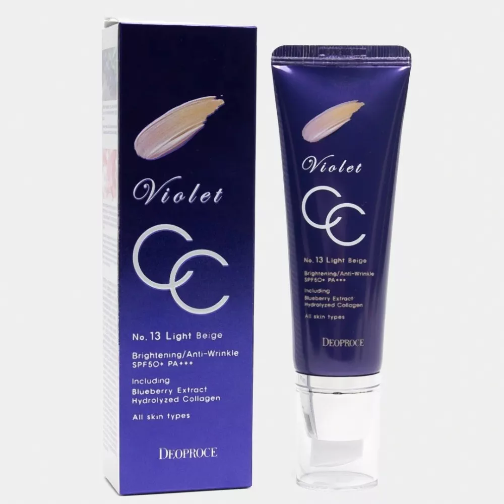 'Deoproce Violet CC Cream SPF50+ PA+++: Teringiz uchun Mukammal Parvarish va Go'zallik Sirlari' rasmi
