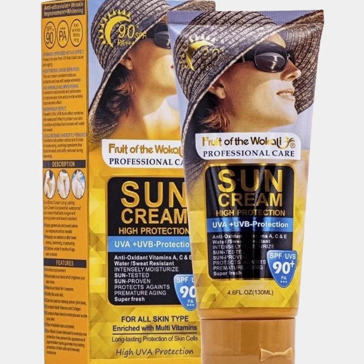 'Fruit of the Wokali Professional Care SPF 90 Quyosh Kremi: Teringiz uchun maksimal himoya!' rasmi