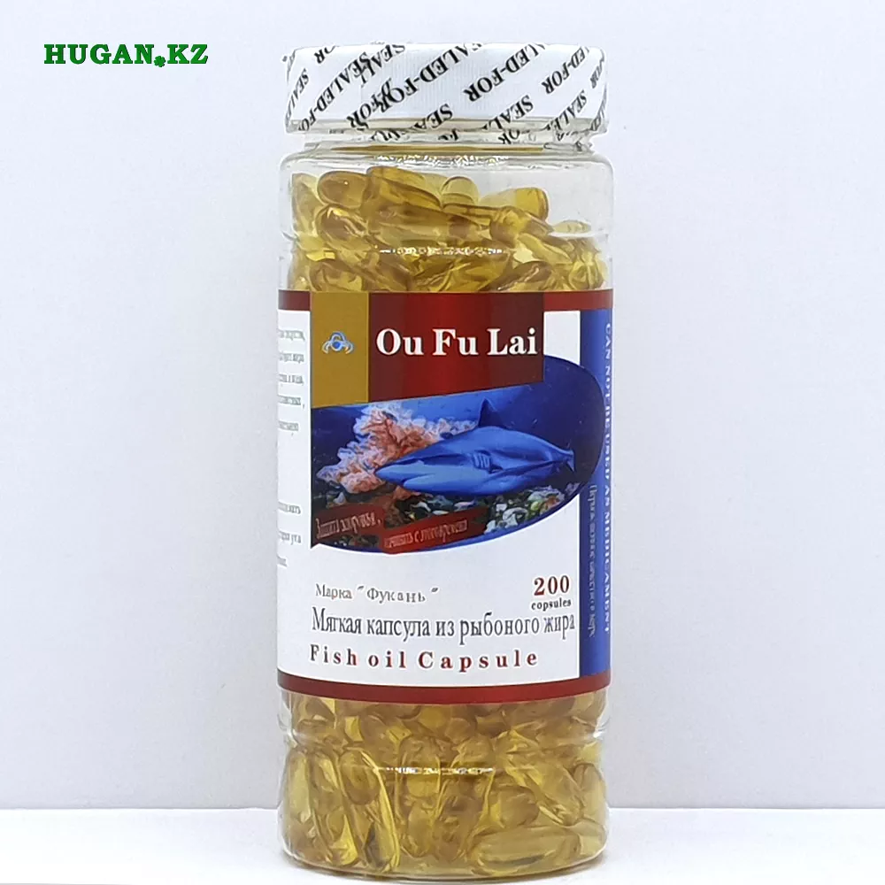 'Fukan Ou Fu Lai Baliq yog‘i Kapsulalari – Salomatligingiz uchun tabiiy yechim' rasmi