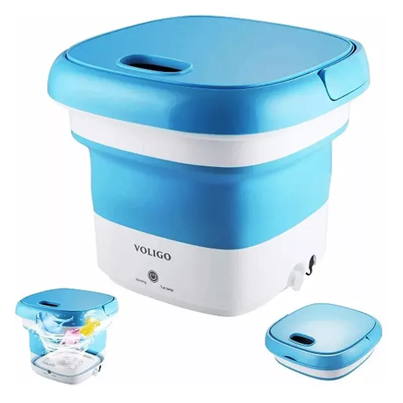 'Mini kirmoshina: Portativ va ixcham yechim, bolalar kiyimlari va sayohat uchun ideal' rasmi