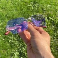 Rimless (ramkasiz) luxury dizayn ko‘zoynak rasmi