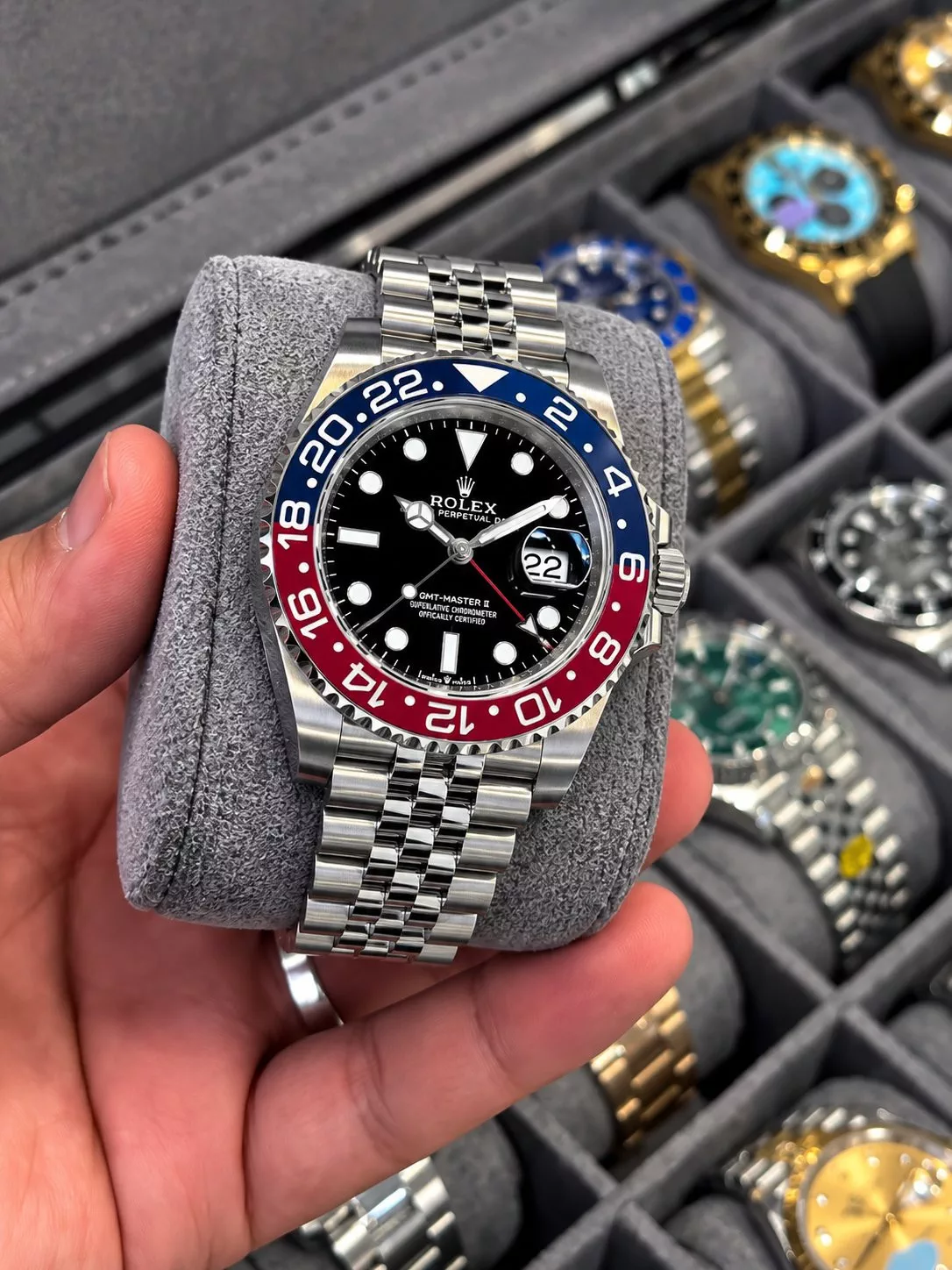 '⌚️ ROLEX GMT-MASTER II — Erkaklar uchun premium soat' rasmi