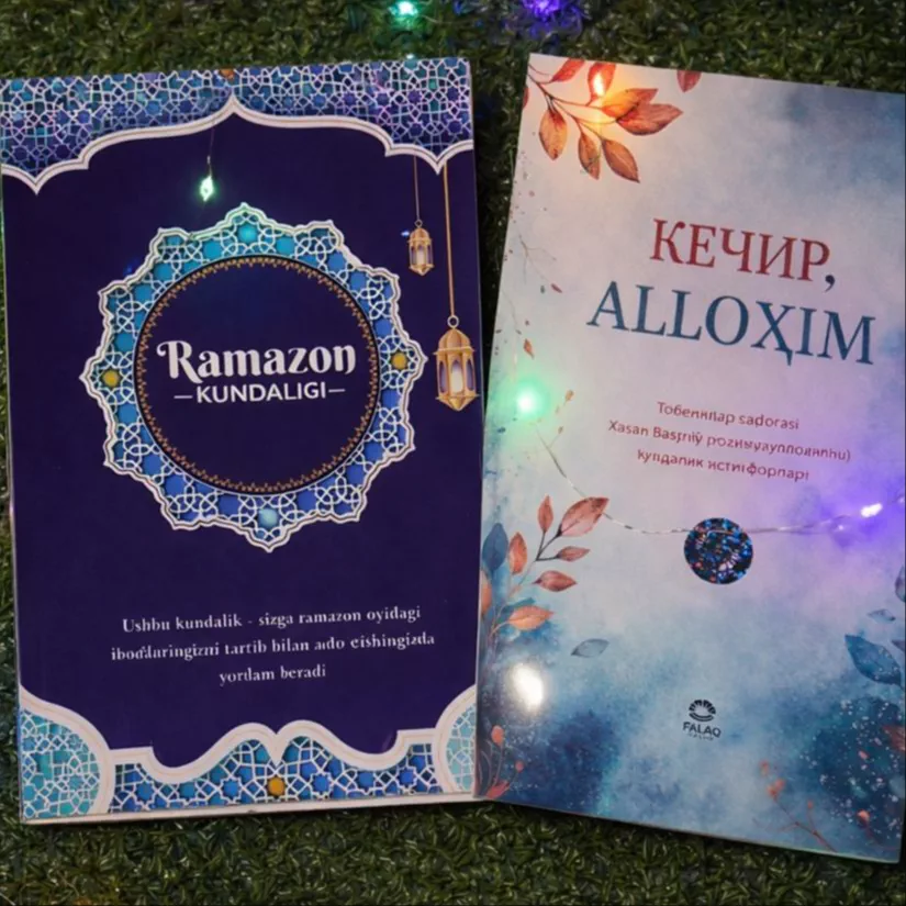 'RUHNI TARBIYALAYDIGAN IKKI BEBAHO KITOB' rasmi