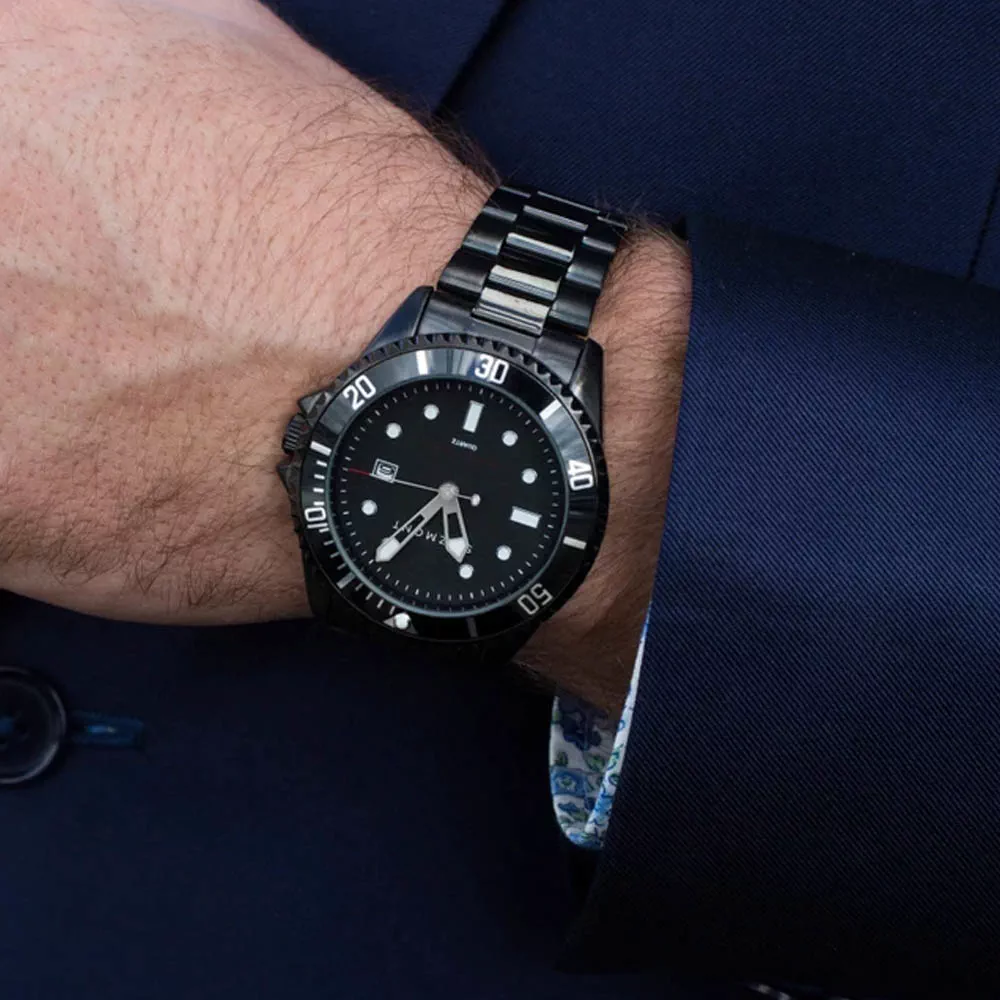 'Submariner Date Rolex Style Soat Nusxasi — Hashamat va Uslubni Qadrlaydiganlar Uchun!' rasmi