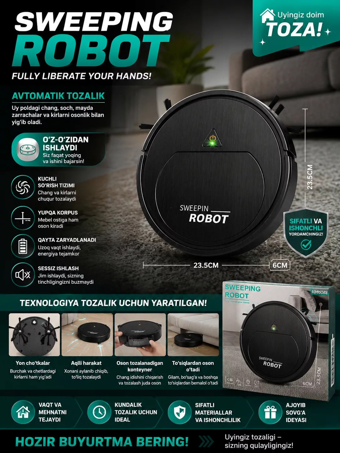'Uy tozalovchi robot' rasmi