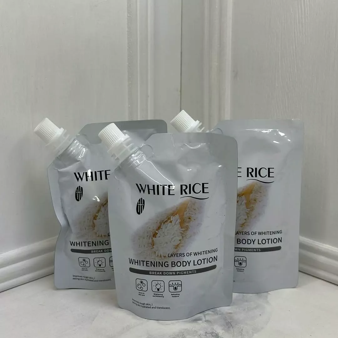 'White Rice Whitening Body Lotion – Teringizga yorqinlik va ipakdek mayinlik baxsh eting!' rasmi
