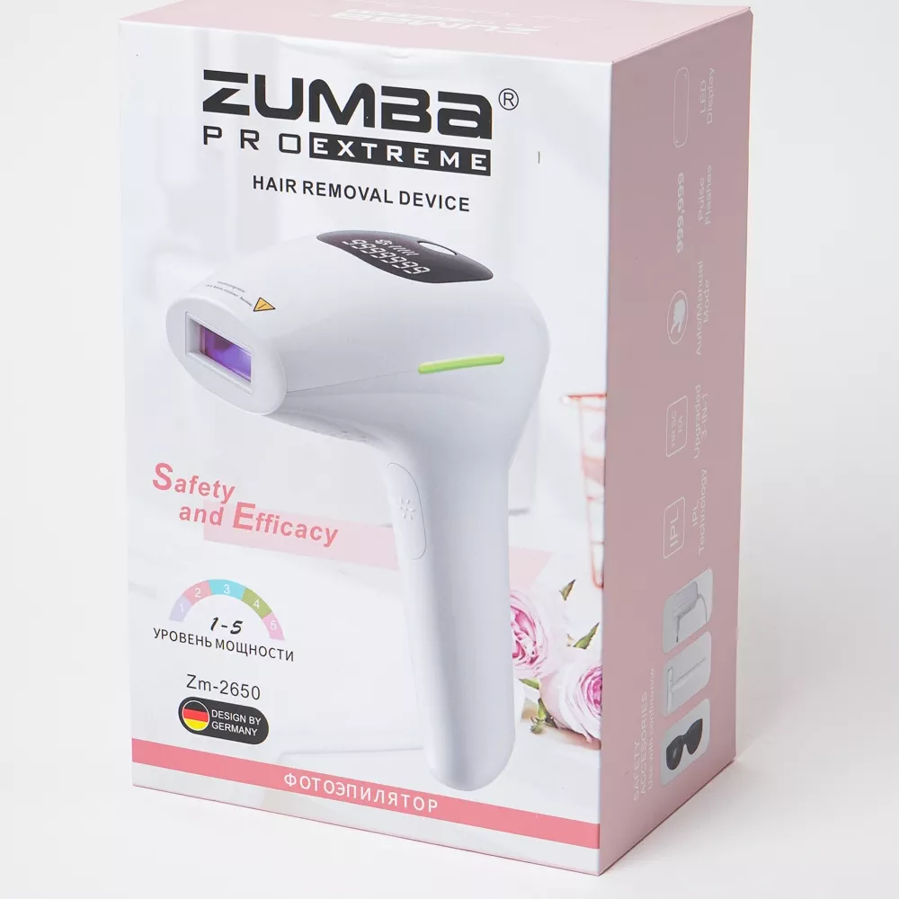 'Zumba Pro Extreme fotoepilatori: Uy sharoitida silliq teri siri' rasmi